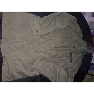 VTG US Army Olive Green M-1951 107 Shell Heavy Field Coat Jacket Regular Small